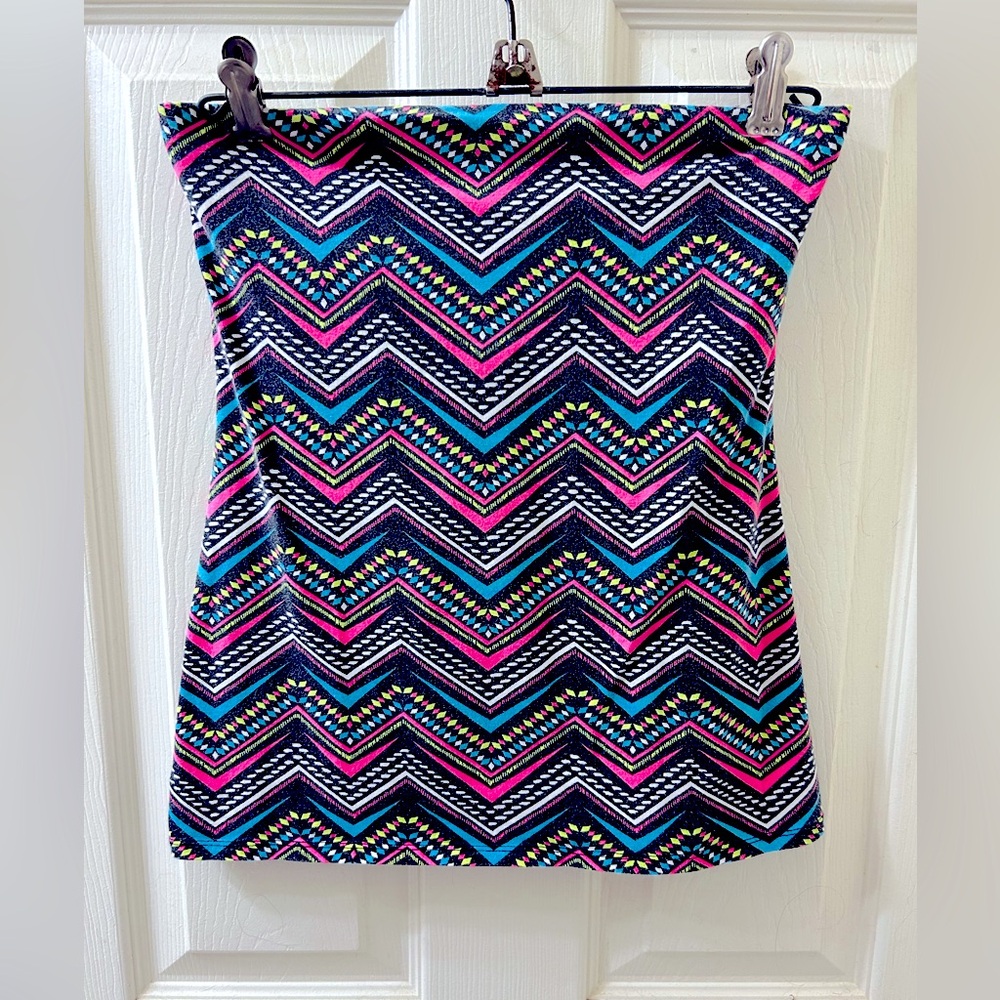 No Boundaries M Colorful Tube Top
